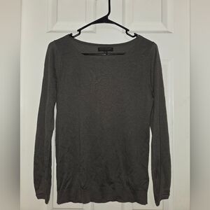 Banana Republic Charcoal Knit Top